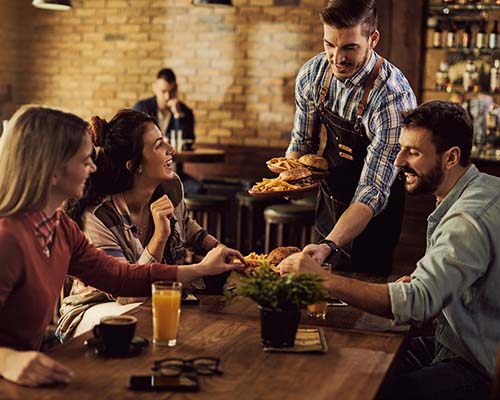 waiter food delivery